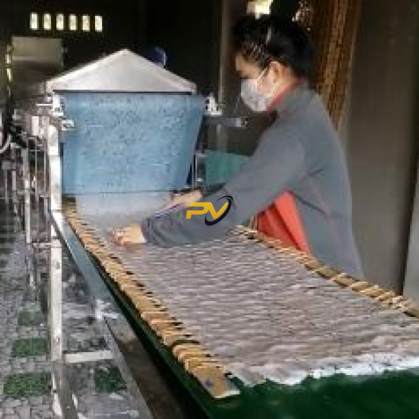 Máy tráng bánh đa vừng: Tiết kiệm thời gian và công sức